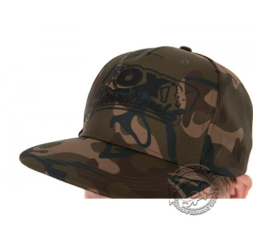Бейсболка Fox Camo Flat Peak Snapback Cap