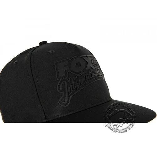 Бейсболка Fox Black/Camo Flat Peak Snapback Cap