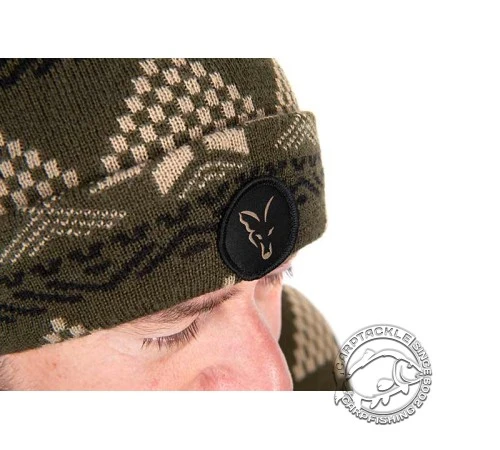 Вязаная шапка с помпоном Fox Festive Bobble Hat