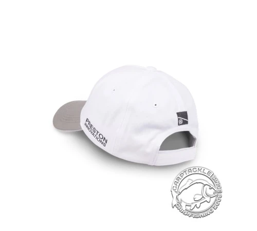 Белая кепка Preston White Pi Logo Cap