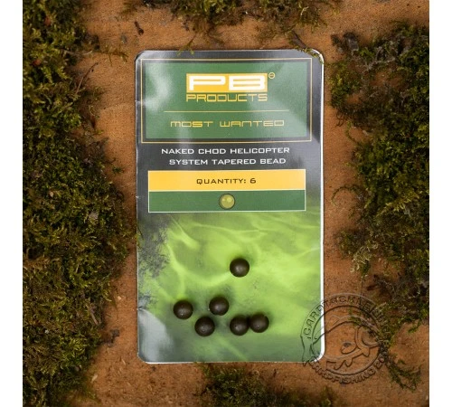 Бусина с конусным отверстием PB Products Naked Chod/Helicopter System Tapered Bead