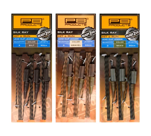 Готовая оснастка PB Products R2G SR Hit & Run Leadclip Leader 45lb