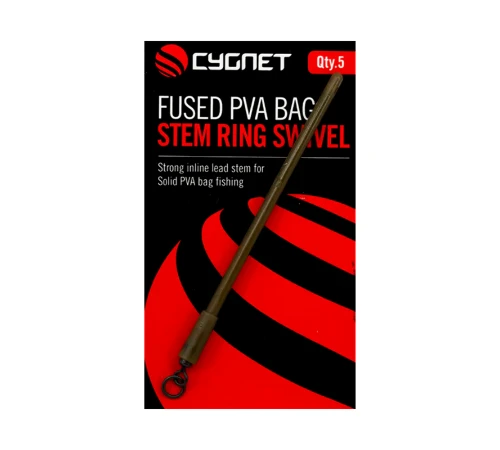 Система для ловли с ПВА Cygnet Fused PVA Bag Stem - Ring Swivel