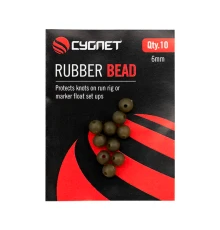 Бусина резиновая Cygnet 6mm Rubber Bead