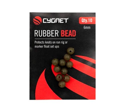 Бусина резиновая Cygnet 6mm Rubber Bead