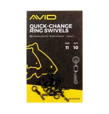Быстросъемные вертлюги с кольцом №11 Avid Carp Quick Change Ring Swivel