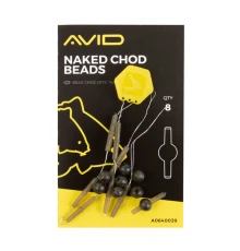 Бусины для чод-рига на леске Avid Carp Naked Chod Beads