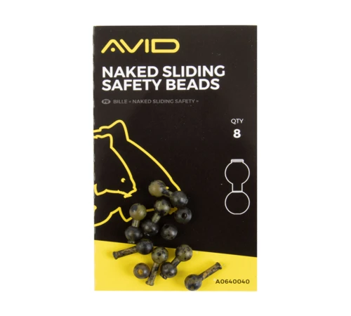 Бусины для чод-рига на леске Avid Carp Naked Sliding Safety Beads
