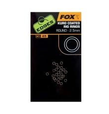 Стальные колечки Fox EDGES™ KURO COATED RIG RINGS