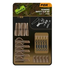Набор для скользящей безопасной клипсы Fox EDGES Running Safety Clip Kit