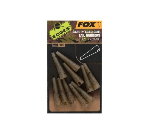Конусы Fox EDGES Camo Safety Lead Clip Tail Rubbers (Size 7)
