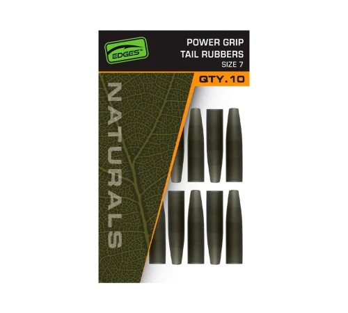 Конусы для безопасных клипс Fox EDGES Naturals Power Grip Tail Rubbers №7