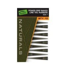 Конусы удлиненные для безопасных клипс Fox EDGES Naturals Power Grip Naked Line Tail Rubbers №7