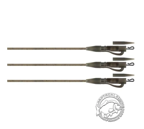 Готовые оснастки на монтажной трубке с безопасной клипсой FOX Edges Tubing Lead Clip Ready Rig 3шт