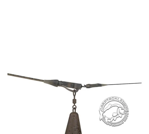 Готовые оснастки на монтажной трубке с безопасной клипсой FOX Edges Tubing Lead Clip Ready Rig 3шт