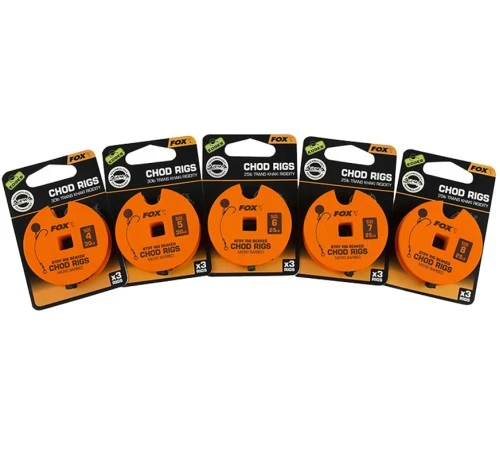 Готовые стандартные поводки для чод-риг Fox Edges Standard Chod Rig Barbed