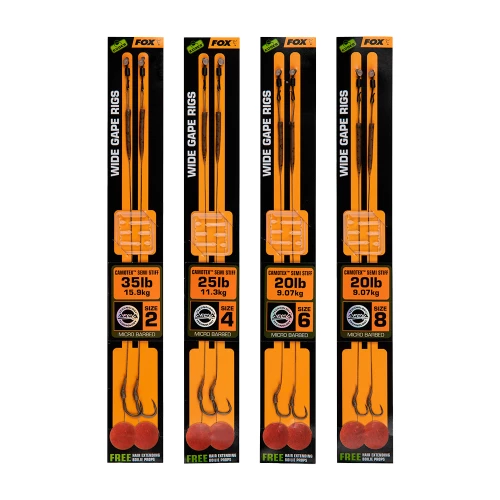 Готовые поводки Fox EDGES Wide Gape Rigs