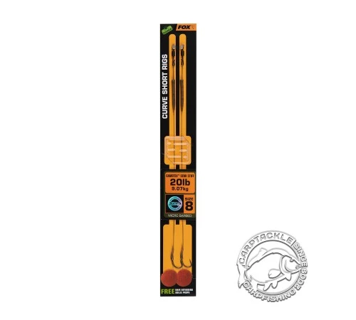 Готовые поводки Fox EDGES Curve Short Rigs