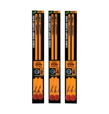 Готовый поводок D-риг на флюрокарбоне Fox EDGES Curve Short Flouro D-Rigs