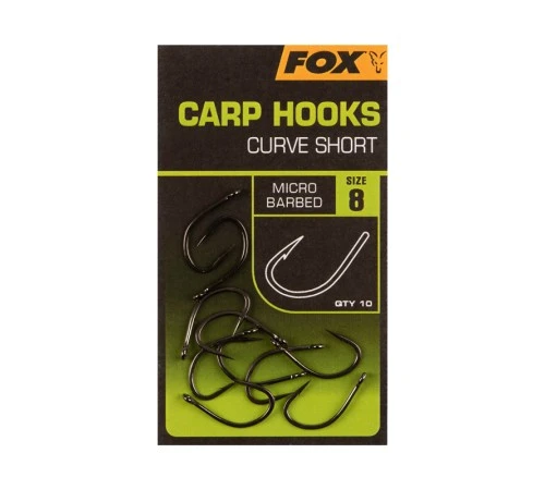 Крючки Fox Carp Hooks Curve Shank Short