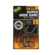 Крючки Fox EDGES™ Super Wide Gape (Out-Turned Eye) №2