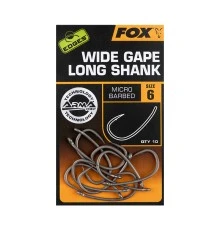 Крючки Fox EDGES™ Wide Gape Long Shank №4