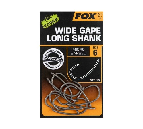 Крючки Fox EDGES™ Wide Gape Long Shank