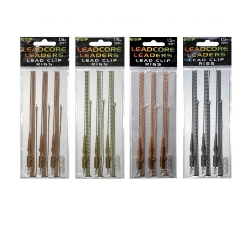 Набор готовых оснасток ESP Leadcore Lead Clips