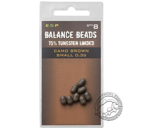 Бусины утяжеленные E-S-P Tungsten Loaded Balance Beads Small 0,3g