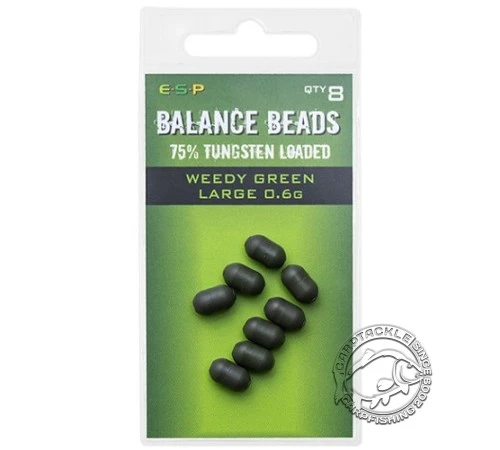 Бусины утяжеленные E-S-P Tungsten Loaded Balance Beads Large 0,6g