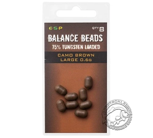 Бусины утяжеленные E-S-P Tungsten Loaded Balance Beads Large 0,6g