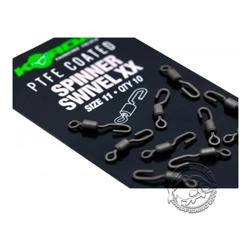 Вертлюг с быстросъемом Korda PTFE Spinner Swivels XX №11