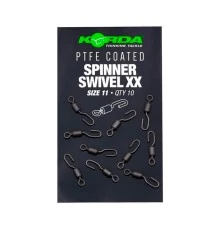 Вертлюг с быстросъемом Korda PTFE Spinner Swivels XX №11