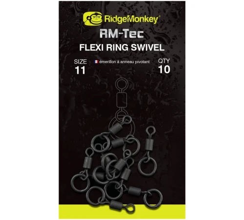 Вертлюг с кольцом RidgeMonkey Connexion Flexi Ring Swivel