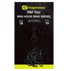 Вертлюг с кольцом RidgeMonkey RM-Tec Mini Hook Ring Swivel