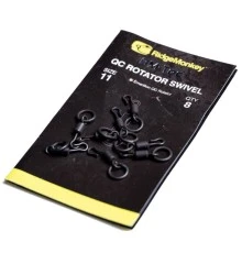 Вертлюг с кольцом и быстросъемом RidgeMonkey RM-Tec QC Rotator Swivels