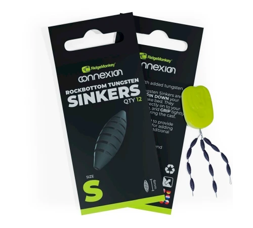 Утяжелители вольфрамовые Ridge Monkey Connexion Rock Bottom Sinkers