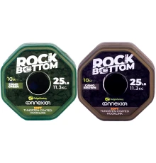 Поводковый материал с вольфрамовой оплеткой Ridge Monkey Rock Bottom Tungsten Coated Soft Camo Brown