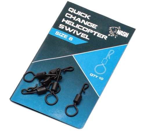 Вертлюг для оснастки Вертолет Nash Quick Change Helicopter Swivel Size 8