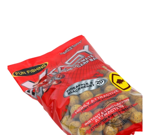 Тонущие бойлы Fun Fishing Extasy Bouillettes Pineapple & Blackberry