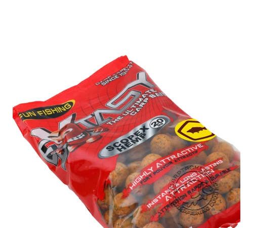 Тонущие бойлы Fun Fishing Extasy Bouillettes Scopex & Hemp
