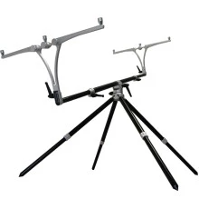 Род-под на три удилища Meccanica Vadese Technick 3 Rods Black / Steel