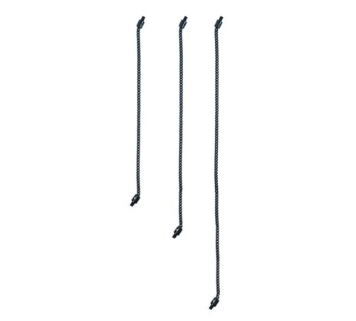 Цепочка Solar Black Stainless Chain Plastic Ended