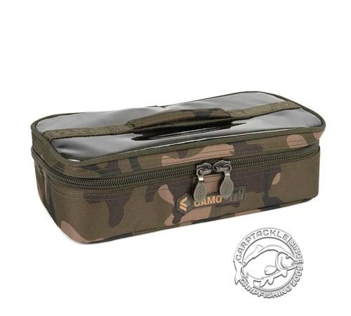 Кейс с банками для насадок Fox Camolite 12 Pot Hookbait Case