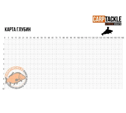 Карта глубин Carptackle Depth Map