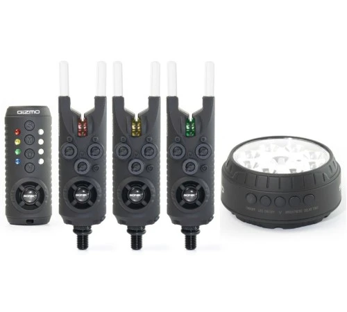 Сигнализаторы поклевки с лампой SONIK GIZMO ALARM & RECEIVER SET + BIVVY LAMP