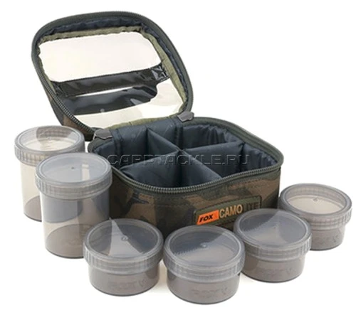 Сумка с 6 банками Fox Camolite Glug 6 Pot Case