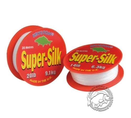 Поводковый материал Kryston SUPER-SILK 14LB 20m