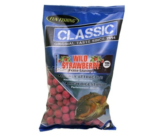 Тонущие бойлы Fun Fishing Classic Wild Strawberry