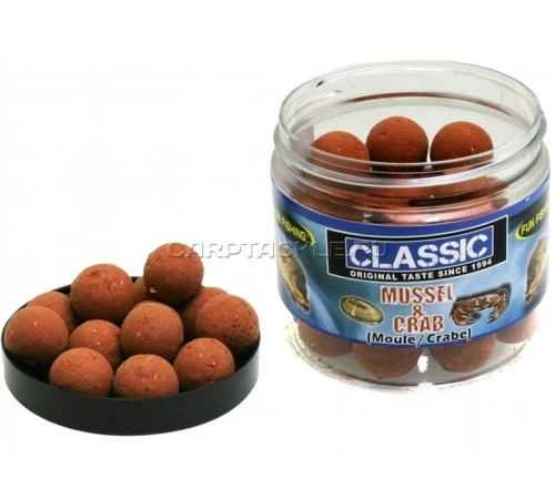 Плавающие бойлы 15мм Fun Fishing Classic Mussel & Crab Pop-Ups 15mm Ракушка и Краб